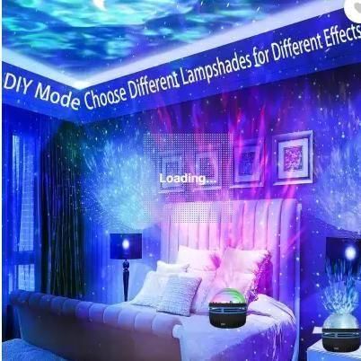 Galaxy Projector, 14 Light Effects with Aurora Simulation