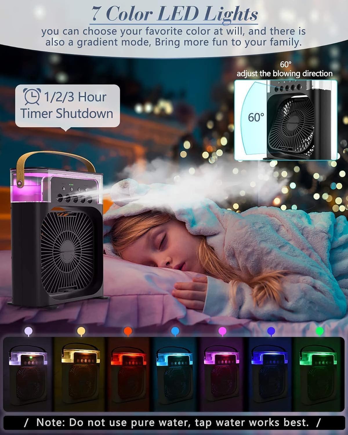 Portable Mini Cooler Rechargeable Air Conditioner