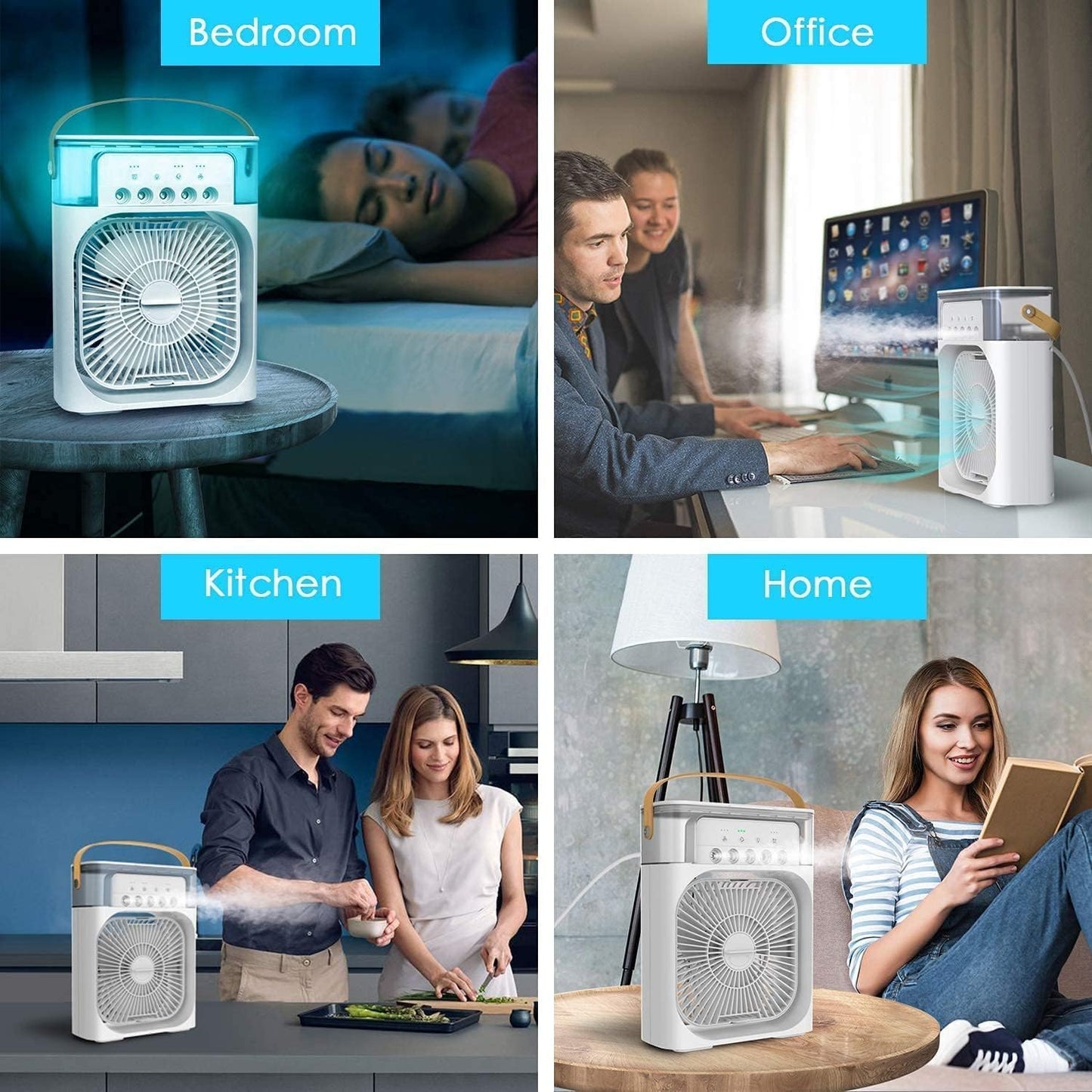 Portable Mini Cooler Rechargeable Air Conditioner