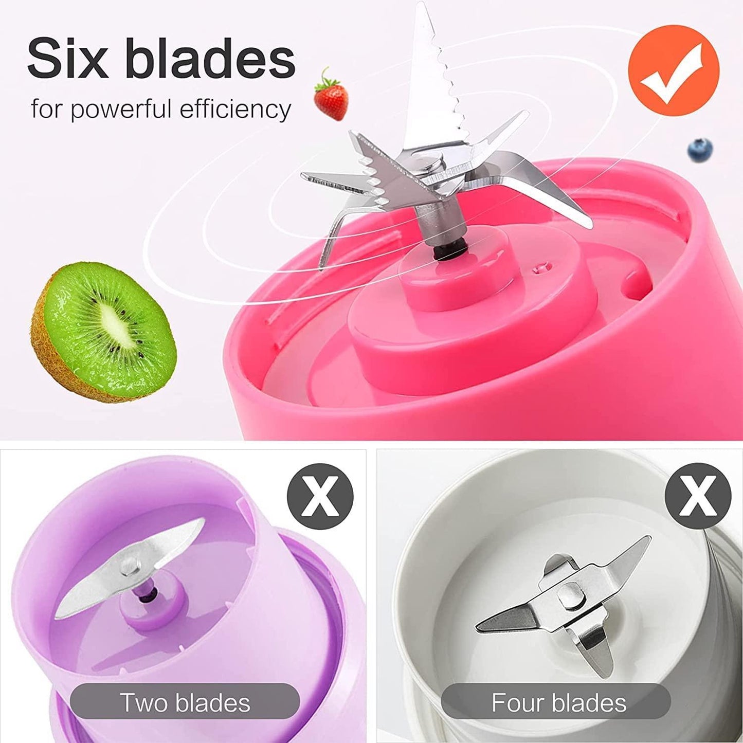 Portable USB Juicer Blender for Juices and Smoothie, Milk Shakes