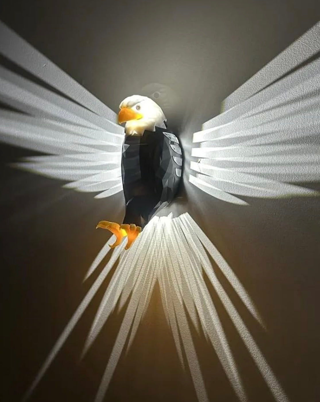 Eagle Wall Light, American Animal Bird Wall Night Light, Magnetic Lamp