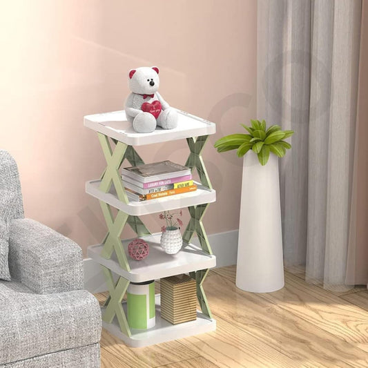 Shoes Stand, Plastic Adjustable Shoe Rack (6 Layer Shoes Rack)