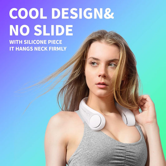 5200 mAh Portable Neck Fan with 79 Outlets